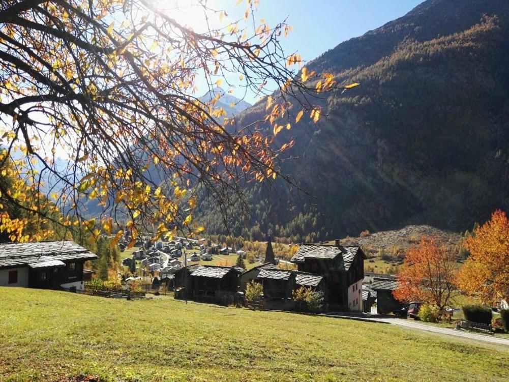 Ferienwohnung Haus Valaisia - Randa Bei Zermatt Exterior foto